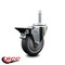 Service Caster 4 Inch Thermoplastic  Rubber Wheel Swivel 58 Inch Threaded Stem Caster with Brake SCC SCC-TS20S414-TPRB-PLB-58212 - alternate 4